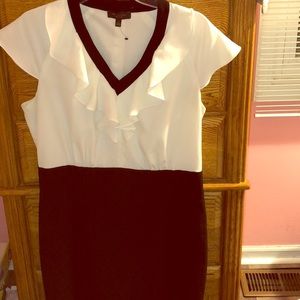 The limited black and white a line dress